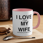 Load image into Gallery viewer, Helldivers 2 Wife Coffee Mug, 11oz I Love It When My Wife Let Me Play Helldivers 2 Gift For Husband Funny Joke Comedy Helldivers Cup Humor Humour
