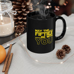 Load image into Gallery viewer, May the Fifties be with you Black Mug (11oz, 15oz)
