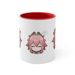 Load image into Gallery viewer, Yae Miko Genshin Impact Accent Coffee Mug, 11oz Cups Mugs Cup Gift For Gamer Gifts Game Anime Fanart Fan Birthday Valentine&#39;s Christmas
