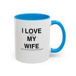 Load image into Gallery viewer, Hollow Knight Wife Mug — "I Love It When My Wife Lets Me Play Hollow Knight" Ceramic Coffee Mug
