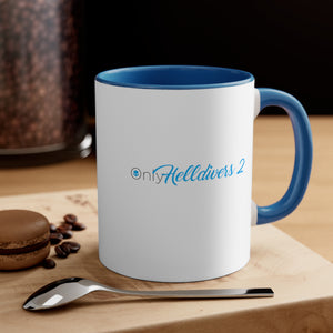 OnlyHelldivers 2 Accent Coffee Mug, 11oz Helldivers 2 Cups Cup Mugs Onlyfans Inspired Funny Humor Humour Joke Pun Comedy Game Gift Gifts For Gamer Birthday Christmas Valentine's