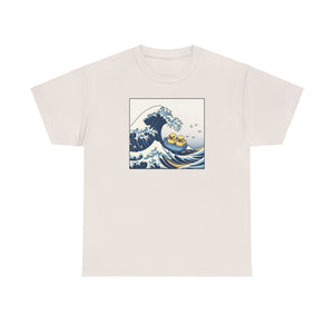 The Great Duck Off Kanagawa Wave T-shirt Unisex Heavy Cotton Tee Gift For Him Gift For Her Cute Japanese Couple Shirt Tshirt