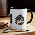 Load image into Gallery viewer, Zhong Li Genshin Impact Accent Coffee Mug, 11oz Cups Mugs Cup Gift For Gamer Gifts Game Anime Fanart Fan Birthday Valentine&#39;s Christmas
