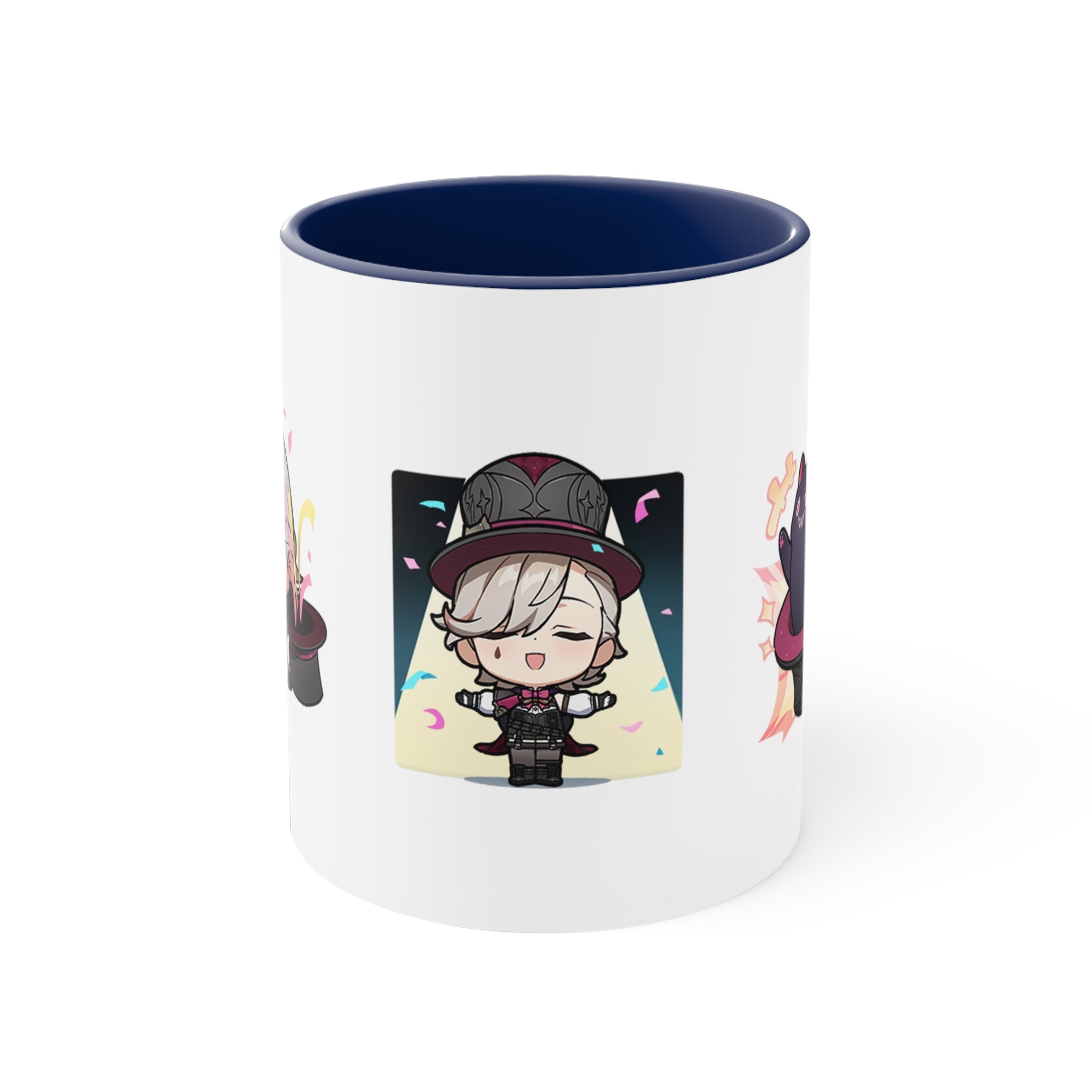 Lyney Genshin Impact Accent Coffee Mug, 11oz Cups Mugs Cup Gift For Gamer Gifts Game Anime Fanart Fan Birthday Valentine's Christmas