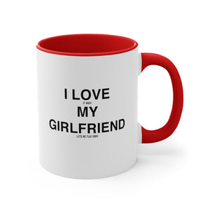 RDR2 Red Dead Redemption 2 Funny Coffee Mug, 11oz I Love My Girlfriend Valentine's Birthday Christmas Gift For Her Gift For Him