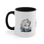 Load image into Gallery viewer, Neuvillette Genshin Impact Accent Coffee Mug, 11oz  Cups Mugs Cup Gift For Gamer Gifts Game Anime Fanart Fan Birthday Valentine&#39;s Christmas
