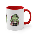 Load image into Gallery viewer, Kuki Genshin Impact Accent Coffee Mug, 11oz Cups Mugs Cup Gift For Gamer Gifts Game Anime Fanart Fan Birthday Valentine&#39;s Christmas
