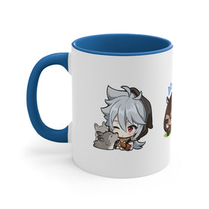 Razor Genshin Impact Accent Coffee Mug, 11oz Cups Mugs Cup Gift For Gamer Gifts Game Anime Fanart Fan Birthday Valentine's Christmas