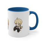 Load image into Gallery viewer, Aether Genshin Impact Accent Coffee Mug, 11oz Cups Mugs Cup Gift For Gamer Gifts Game Anime Fanart Fan Birthday Valentine&#39;s Christmas
