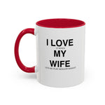 Load image into Gallery viewer, Hollow Knight Wife Mug — "I Love It When My Wife Lets Me Play Hollow Knight" Ceramic Coffee Mug
