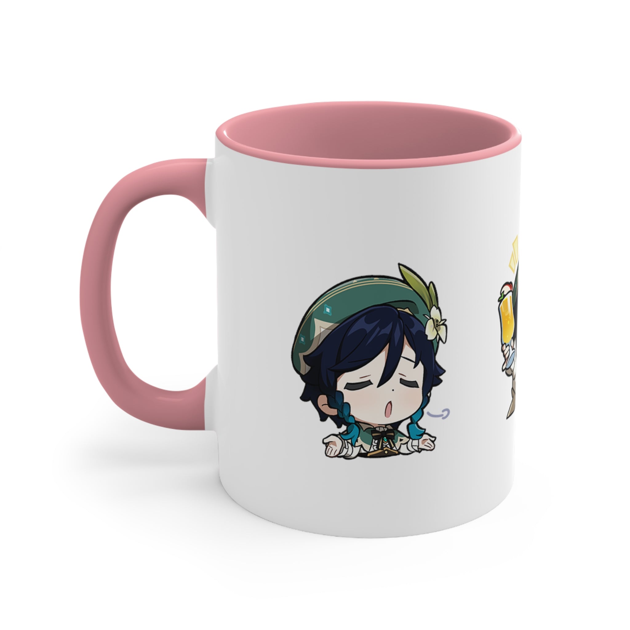 Venti Genshin Impact Accent Coffee Mug, 11oz  Cups Mugs Cup Gift For Gamer Gifts Game Anime Fanart Fan Birthday Valentine's Christmas