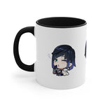 Load image into Gallery viewer, Yelan Genshin Impact Accent Coffee Mug, 11oz Cups Mugs Cup Gift For Gamer Gifts Game Anime Fanart Fan Birthday Valentine&#39;s Christmas

