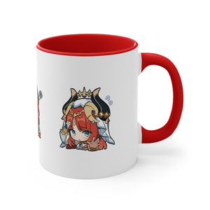 Nilou Genshin Impact Accent Coffee Mug, 11oz Cups Mugs Cup Gift For Gamer Gifts Game Anime Fanart Fan Birthday Valentine's Christmas