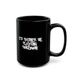 Load image into Gallery viewer, Poke mon I&#39;d Rather Be Playing Black Mug (11oz, 15oz) Mugs Cups Gamer Gift For Him Her Game Cup Cups Mugs Birthday Christmas Valentine&#39;s Anniversary Gifts
