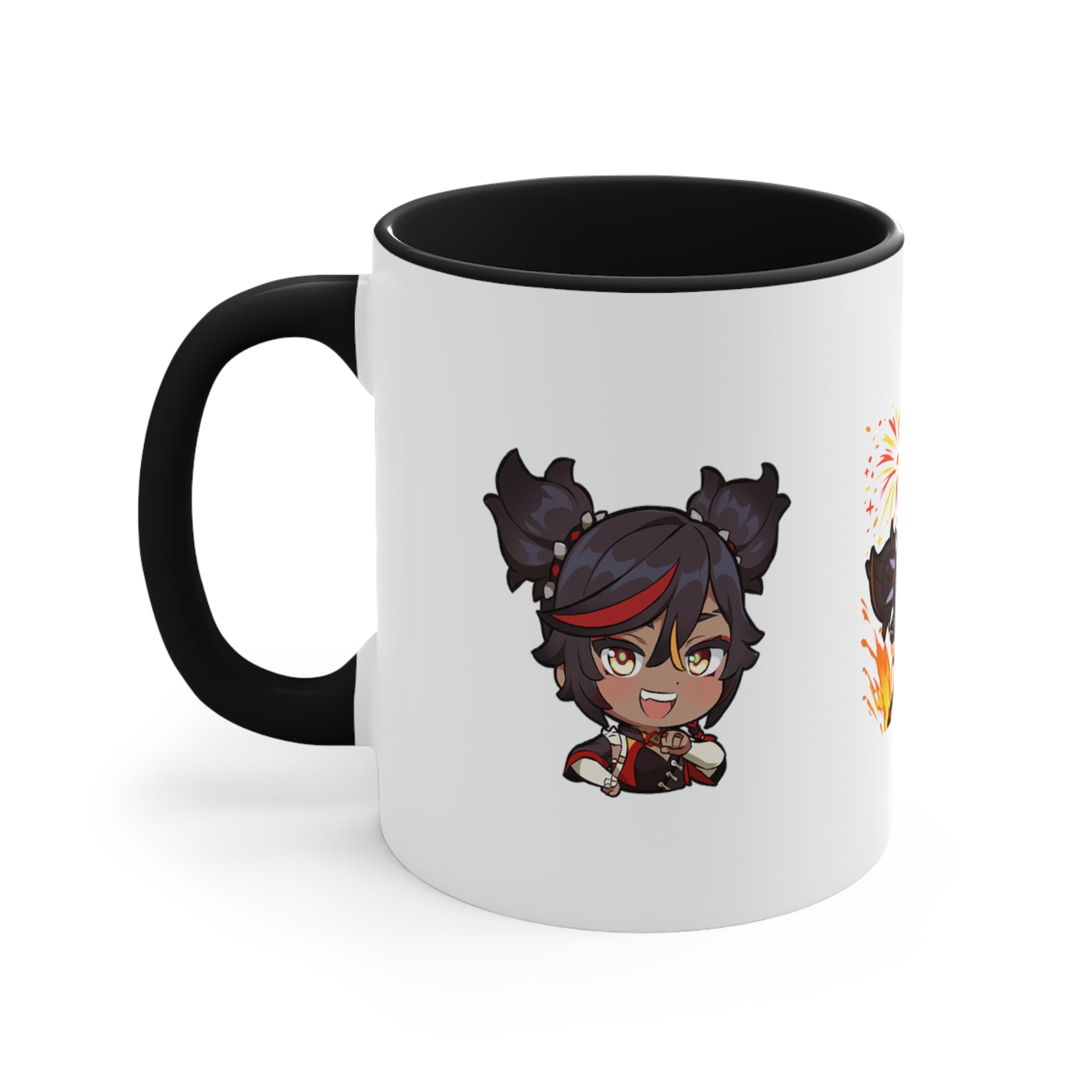 Xinyan Genshin Impact Accent Coffee Mug, 11oz Cups Mugs Cup Gift For Gamer Gifts Game Anime Fanart Fan Birthday Valentine's Christmas