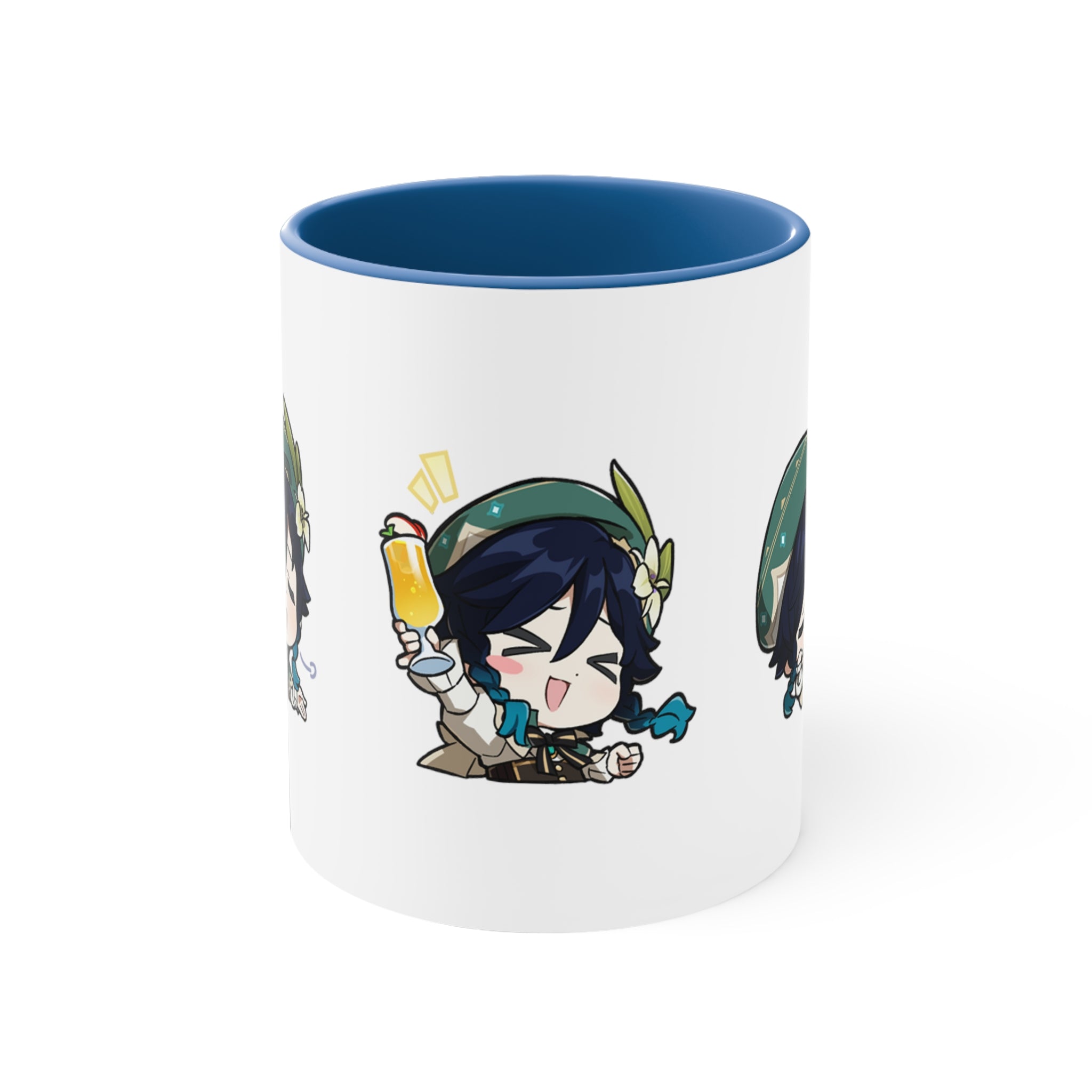 Venti Genshin Impact Accent Coffee Mug, 11oz  Cups Mugs Cup Gift For Gamer Gifts Game Anime Fanart Fan Birthday Valentine's Christmas