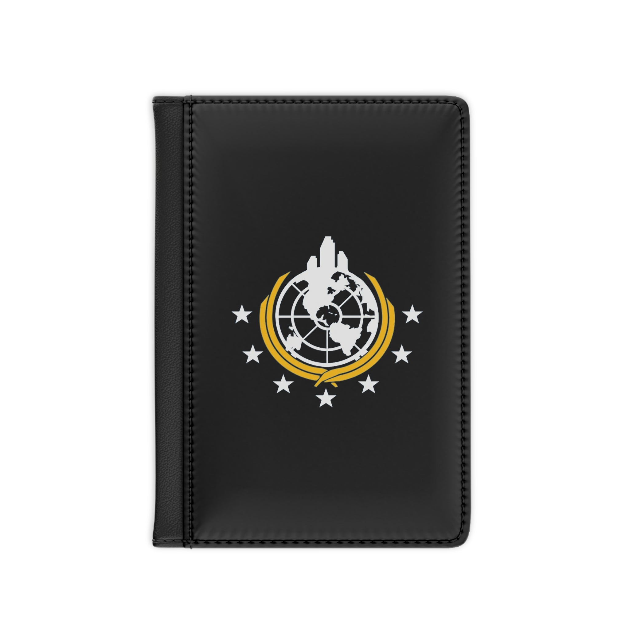 Helldivers 2 Super Earth Passport Cover | Cool Looking Universal Passport Holder Gift Gifts For Him Her Black Liberty Democracy Birthday Christmas Valentine's