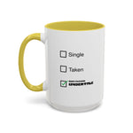 Load image into Gallery viewer, Undertale Fan Mug – "Busy Playing Undertale" Checkbox Coffee Cup (11oz/15oz)
