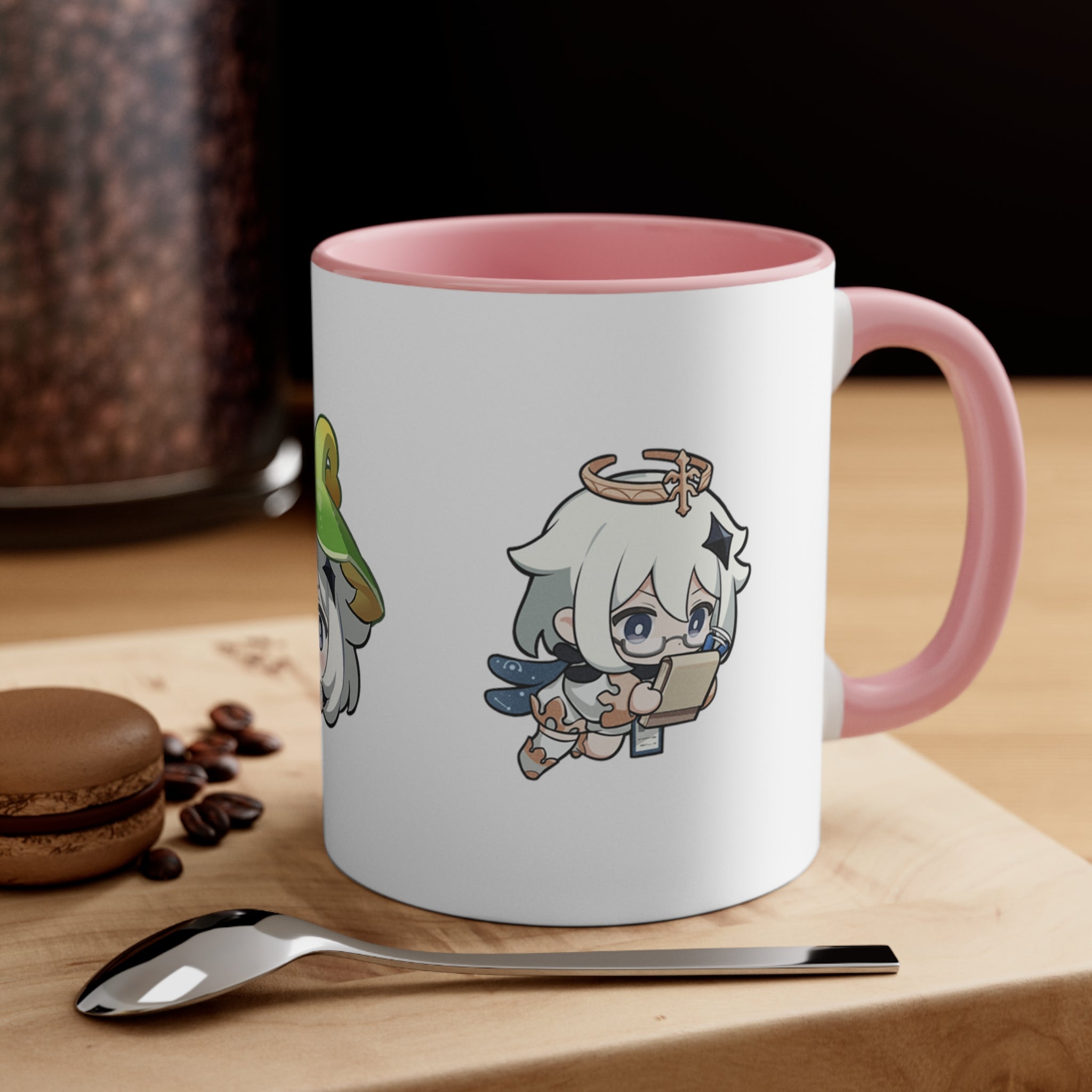 Paimon Genshin Impact Accent Coffee Mug, 11oz Cups Mugs Cup Gift For Gamer Gifts Game Anime Fanart Fan Birthday Valentine's Christmas