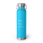 Load image into Gallery viewer, 22oz Insulated Water Bottle – "Single / Taken / Hollow Knight" Checkbox Design
