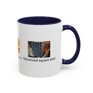 Galvanized Square Steel Meme Coffee Mug (11oz)