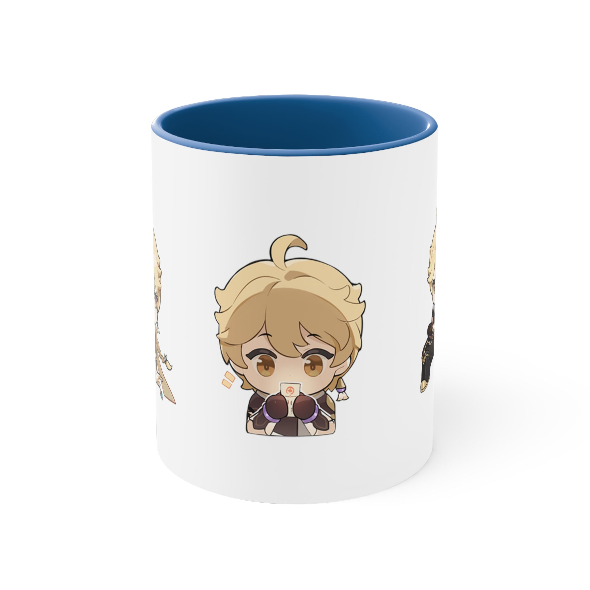 Aether Genshin Impact Accent Coffee Mug, 11oz Cups Mugs Cup Gift For Gamer Gifts Game Anime Fanart Fan Birthday Valentine's Christmas