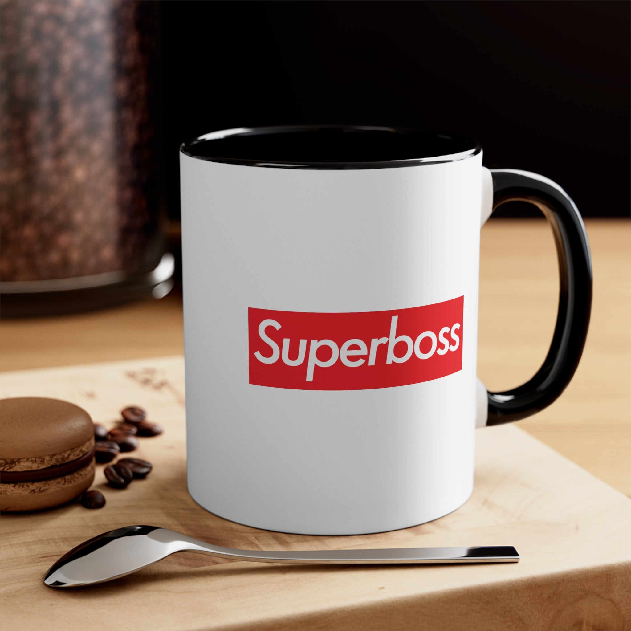 Superboss Accent Coffee Mug, 11oz super Inspired Funny Boss Bosses Appreciation Gift For Manager Thank You Thankful Birthday Christmas