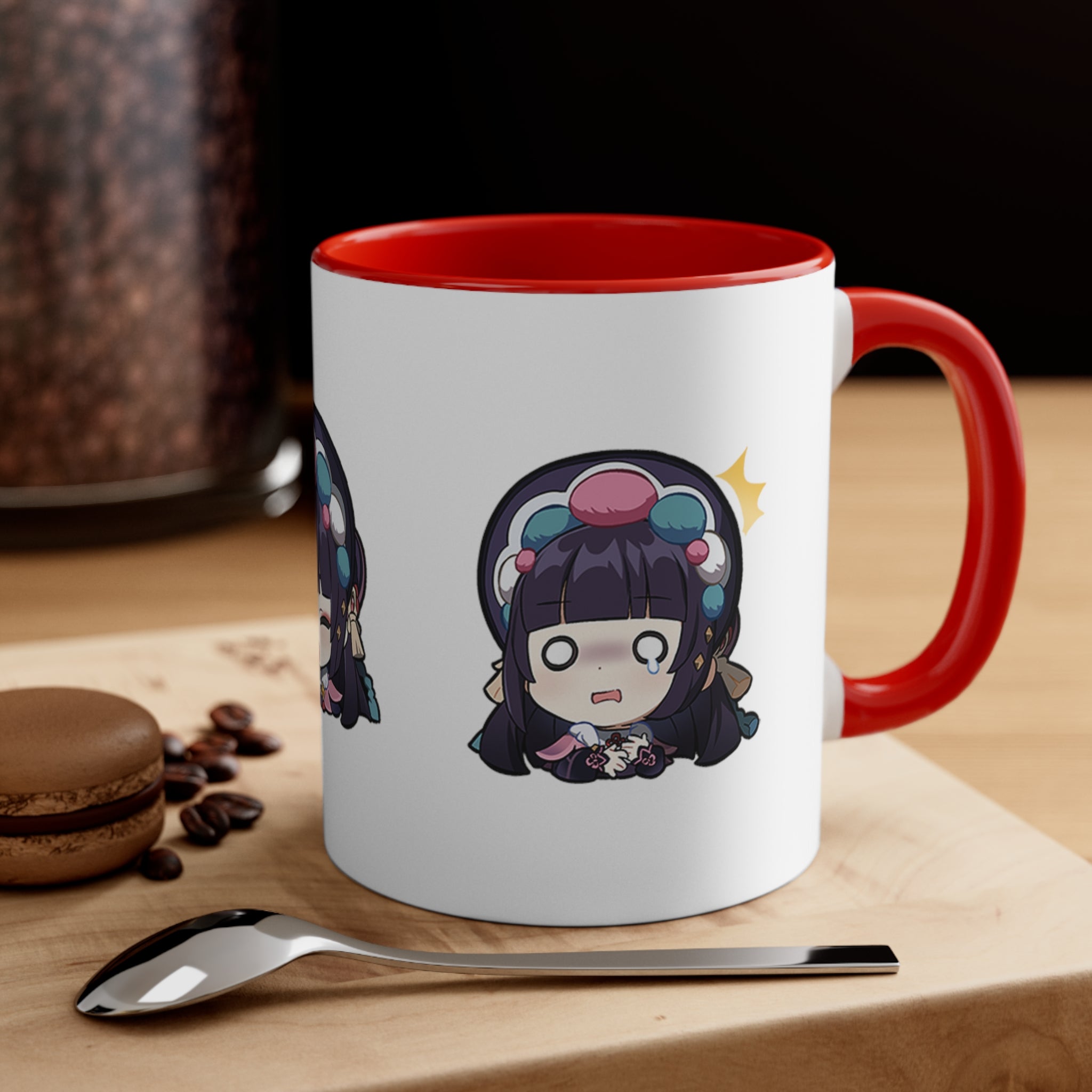 Yunjin Genshin Impact Accent Coffee Mug, 11oz Cups Mugs Cup Gift For Gamer Gifts Game Anime Fanart Fan Birthday Valentine's Christmas
