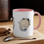 Load image into Gallery viewer, Jean Genshin Impact Accent Coffee Mug, 11oz Cups Mugs Cup Gift For Gamer Gifts Game Anime Fanart Fan Birthday Valentine&#39;s Christmas
