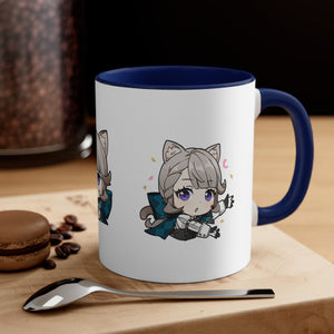 Lynette Genshin Impact Accent Coffee Mug, 11oz Cups Mugs Cup Gift For Gamer Gifts Game Anime Fanart Fan Birthday Valentine's Christmas