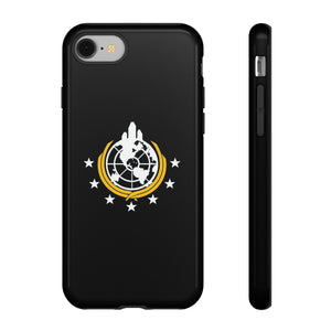 Helldivers 2 Superearth Flag Black Edition Tough Phone Cases Helldiver Gift For Him Her Gamer Game Gifts Birthday Mobile Case Cool Cute Funny Christmas Valentine's