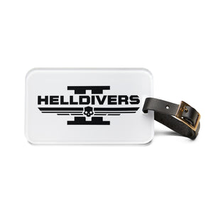 Helldivers 2 Luggage Tag Keychain Dogtag Logo Decoration Bag Decor Tags Accessories Gift Gifts Birthday Christmas Valentine's