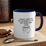 Load image into Gallery viewer, Mine craft Funny Coffee Mug, 11oz I Might Look Like I&#39;m Listening Joke Humour Humor Birthday Christmas Valentine&#39;s Gift Cup
