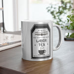 Load image into Gallery viewer, Helldivers 2 Metallic Mug Shiny (Silver\Gold) Helldiver Gift For Gamer Game Cup Mugs Cups Liberty Libertea Liber-tea Gifts Birthday Christmas
