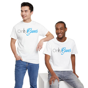 Onlyguns V2 Onlyfans Inspired Funny Unisex Heavy Cotton Tee