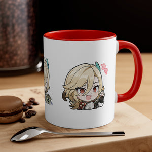 Kaveh Genshin Impact Accent Coffee Mug, 11oz Cups Mugs Cup Gift For Gamer Gifts Game Anime Fanart Fan Birthday Valentine's Christmas