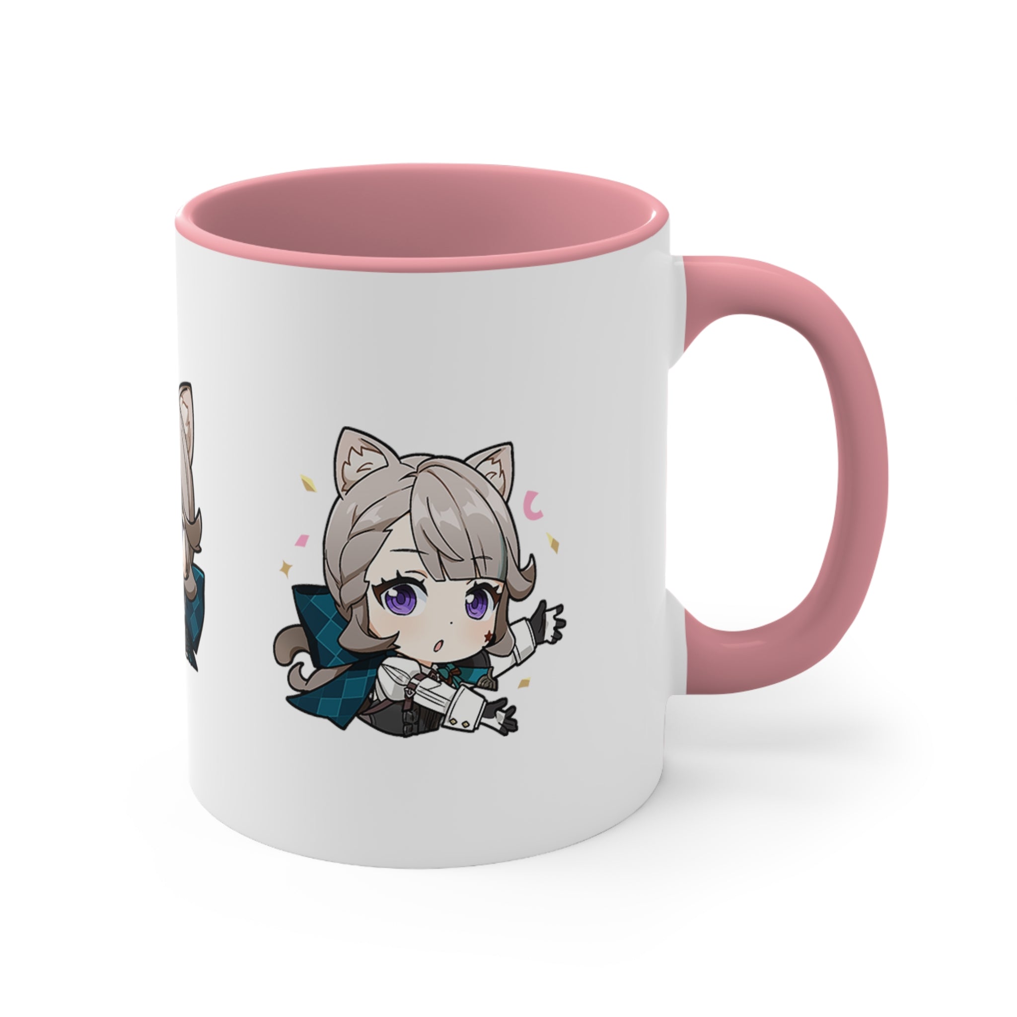 Lynette Genshin Impact Accent Coffee Mug, 11oz Cups Mugs Cup Gift For Gamer Gifts Game Anime Fanart Fan Birthday Valentine's Christmas