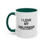 Load image into Gallery viewer, I Love My Girlfriend Coffee Mug — Romantic Black-Handle 11oz &amp; 15oz Gift
