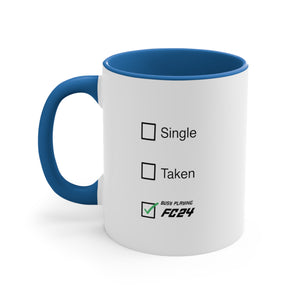 FC24 Funny Coffee Mug, 11oz EA Sports Inspired Single Taken  Cups Mugs Cup Gamer Gift For Him Her Game Cup Cups Mugs Birthday Christmas Valentine's Anniversary Gifts