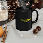 Load image into Gallery viewer, Helldivers 2 Logo Black Mug (11oz, 15oz) Gift For Him Gift For Her Gamer Game Gift Cup Funny Logo
