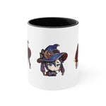 Load image into Gallery viewer, Mona Genshin Impact Accent Coffee Mug, 11oz Cups Mugs Cup Gift For Gamer Gifts Game Anime Fanart Fan Birthday Valentine&#39;s Christmas
