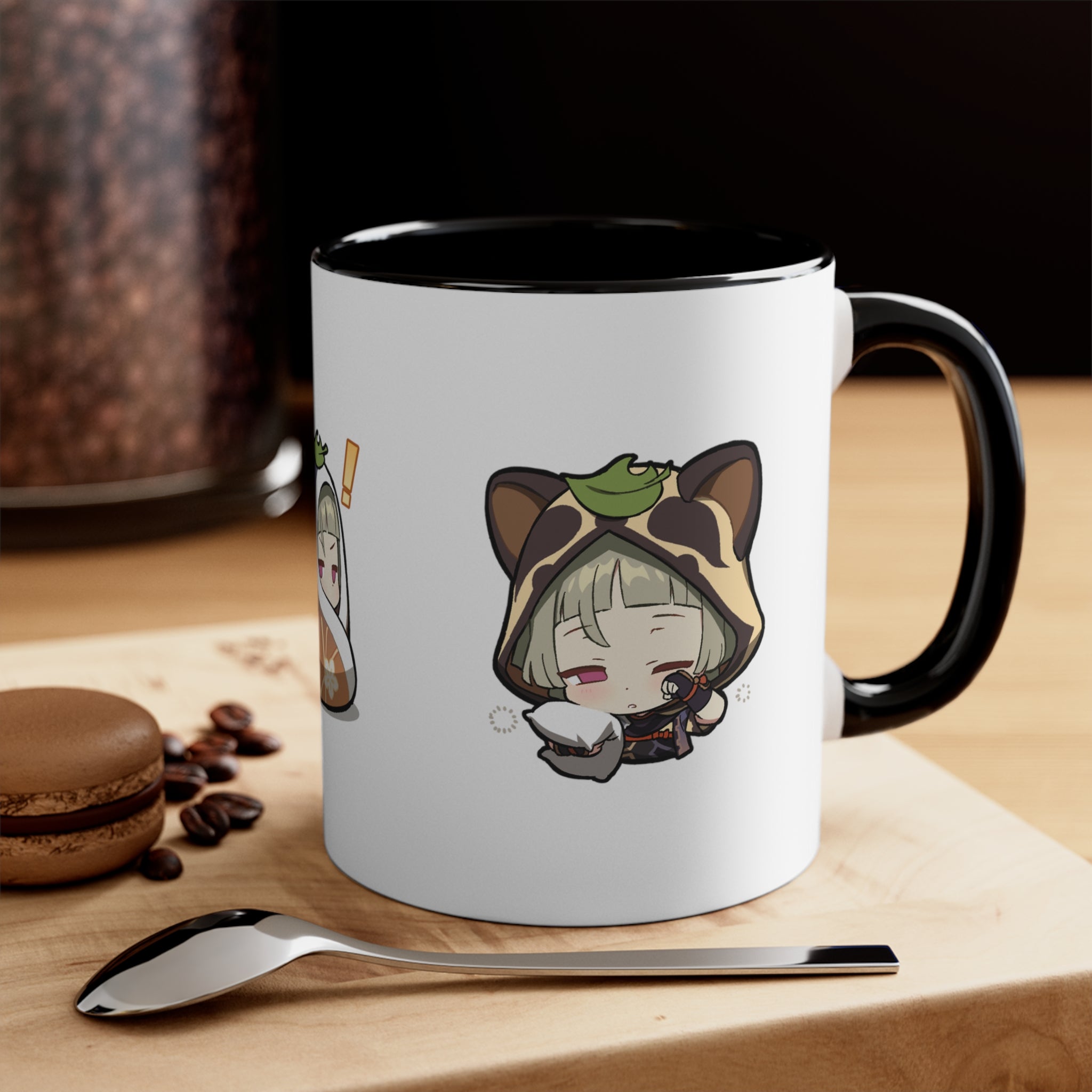 Sayu Genshin Impact Accent Coffee Mug, 11oz Cups Mugs Cup Gift For Gamer Gifts Game Anime Fanart Fan Birthday Valentine's Christmas