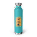 Load image into Gallery viewer, Helldivers 2 Liber-tea Copper Vacuum Insulated Bottle, 22oz Helldiver Liberty Libertea mug cup bottle flask tumbler How Bout A Nice Cup Of Libertea

