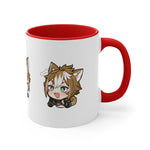 Load image into Gallery viewer, Gorou Genshin Impact Accent Coffee Mug, 11oz Cups Mugs Cup Gift For Gamer Gifts Game Anime Fanart Fan Birthday Valentine&#39;s Christmas
