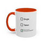Load image into Gallery viewer, Hollow Knight Gaming Mug — "Busy Playing" Checkbox Coffee Cup (11oz/15oz)

