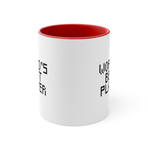 World's Best Player Accent Coffee Mug, 11oz