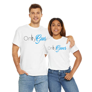 Onlyguns V2 Onlyfans Inspired Funny Unisex Heavy Cotton Tee