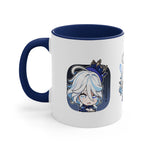 Load image into Gallery viewer, Furina Genshin Impact Accent Coffee Mug, 11oz Cups Mugs Cup Gift For Gamer Gifts Game Anime Fanart Fan Birthday Valentine&#39;s Christmas
