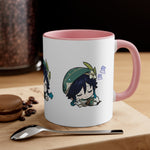 Load image into Gallery viewer, Venti Genshin Impact Accent Coffee Mug, 11oz  Cups Mugs Cup Gift For Gamer Gifts Game Anime Fanart Fan Birthday Valentine&#39;s Christmas
