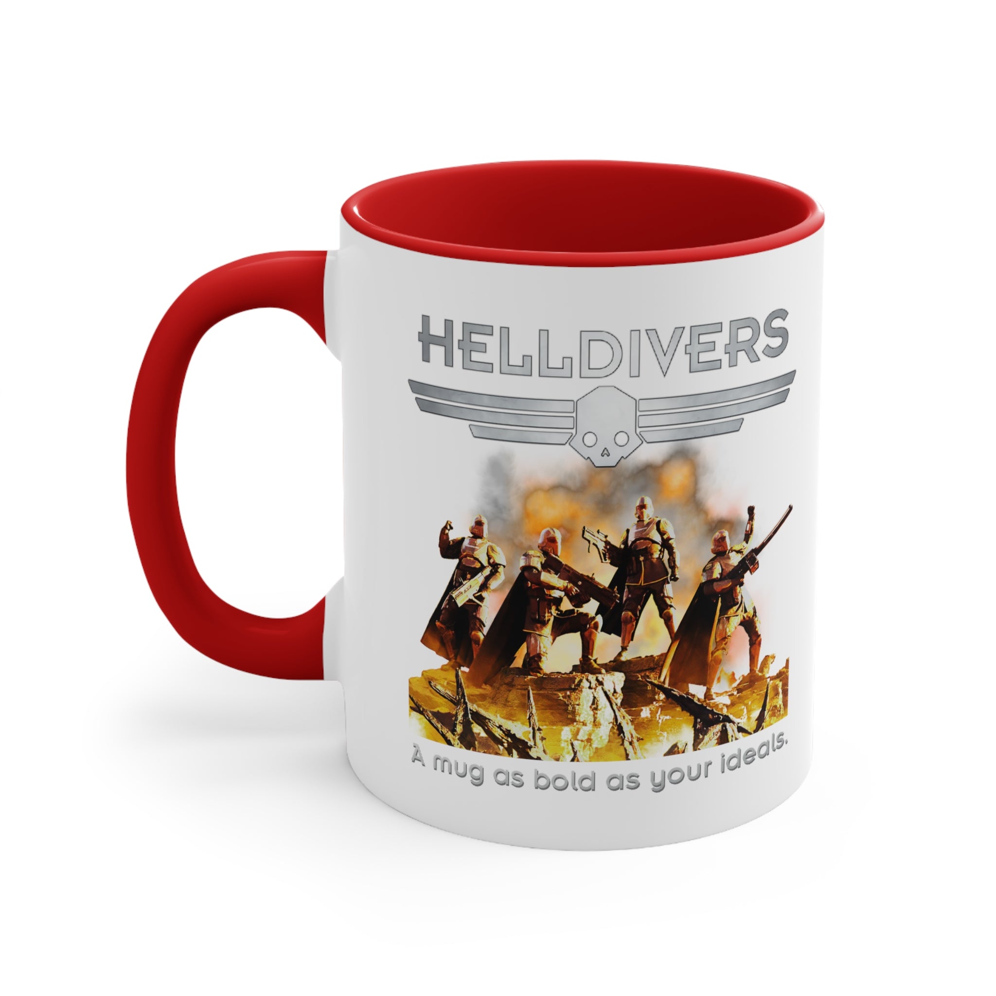 Helldivers Accent Coffee Mug, 11oz